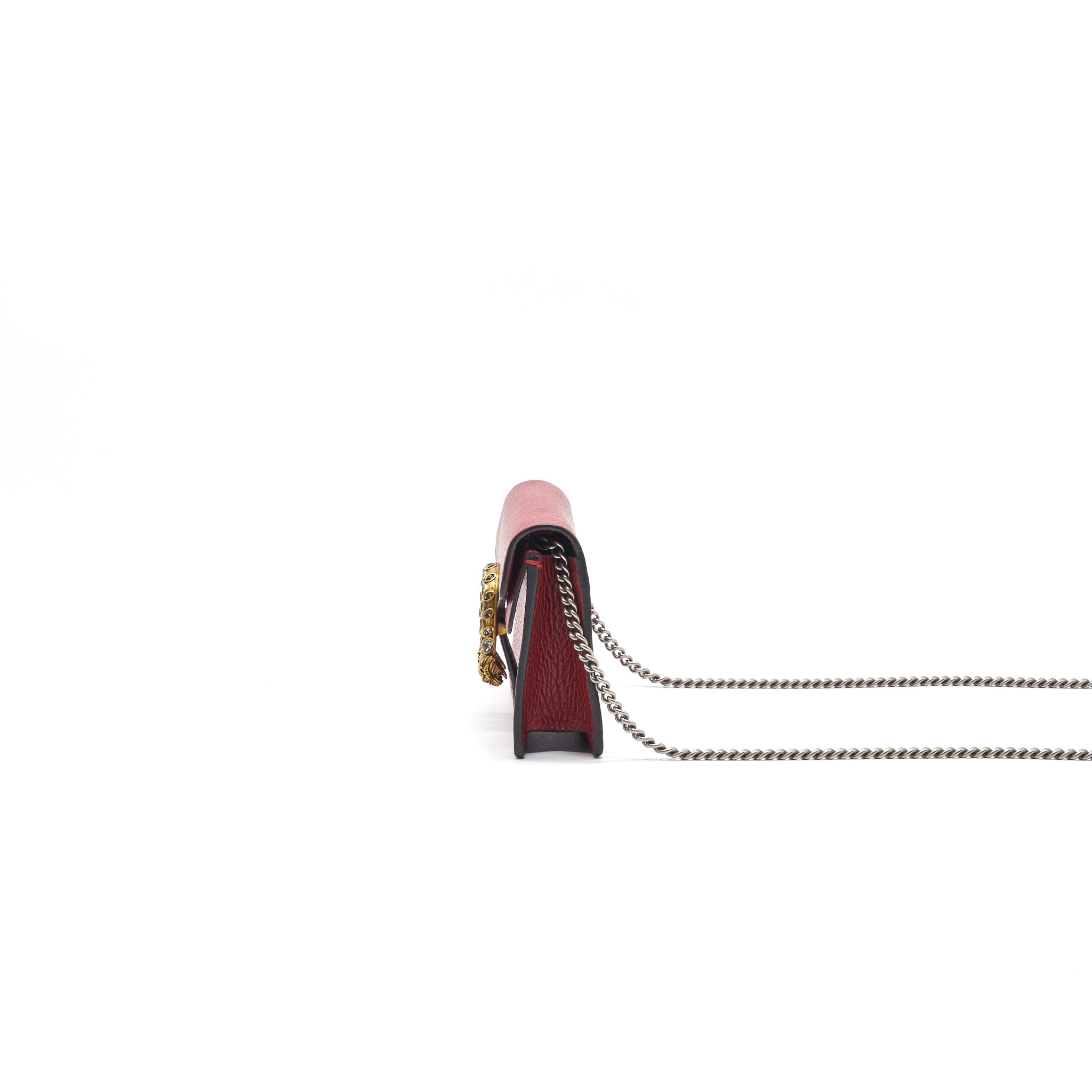 Gucci Dionysus Leather Super Mini Red