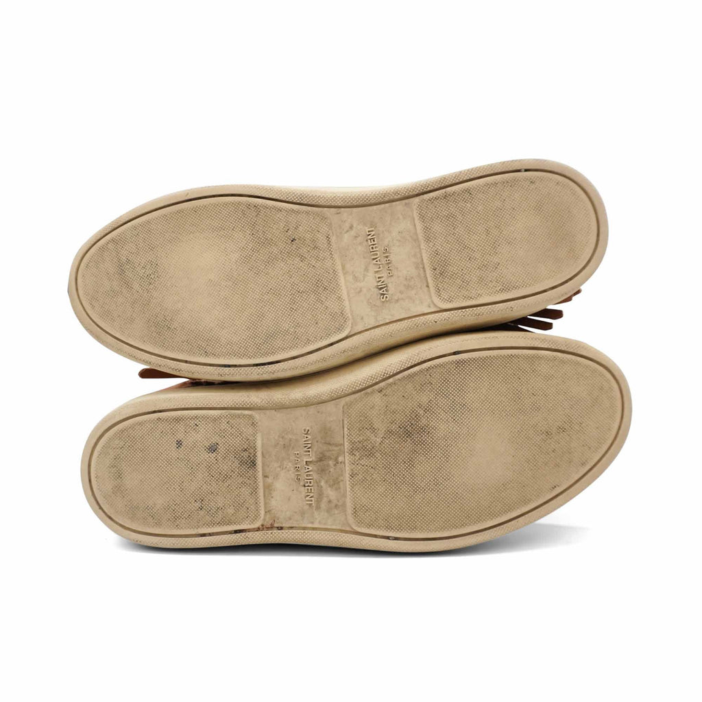 Saint Laurent 'Court Classic Fringe' Sneakers - Women's 40