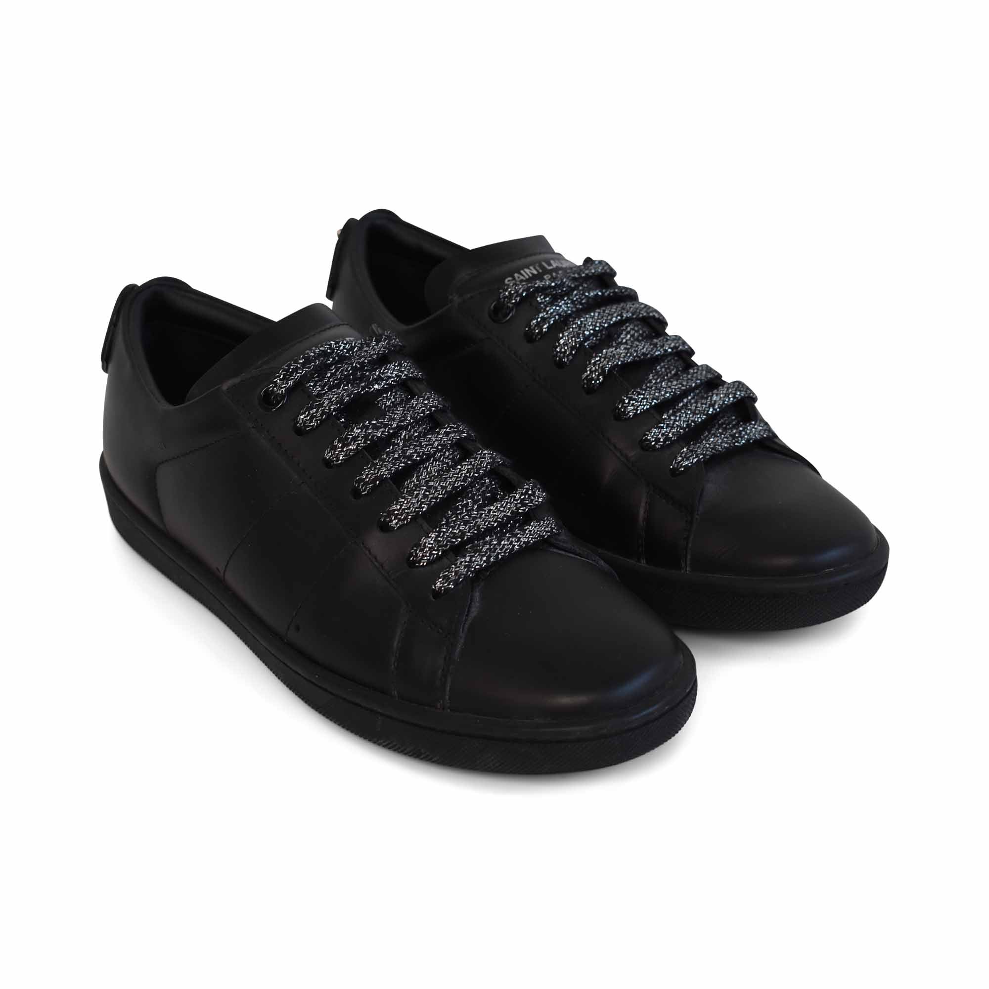Saint Laurent 'Court Classics Lips' Sneakers - Women's 36