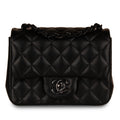 Chanel Classic Flap Bag - Mini Square So Black