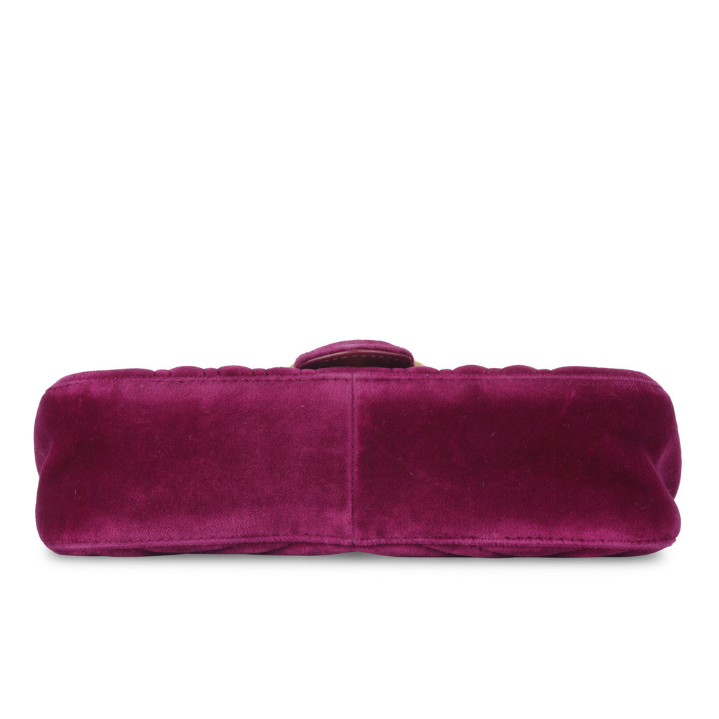Gucci Mini Marmont Flap Bag - Velvet
