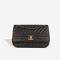 Chanel Diagonal Stripe Flap