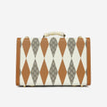 Gucci Medium Savoy Trunk - Rhombus GG Canvas