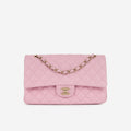 Chanel Medium Classic Flap - Pink Caviar | Champagne Gold Hardware