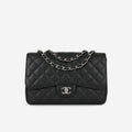 Chanel Classic Flap Bag - Jumbo Classic Single Flap | Silver Hardware