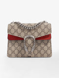 Gucci Dionysus Mini Beige And Ebony GG Supreme Coated Canvas