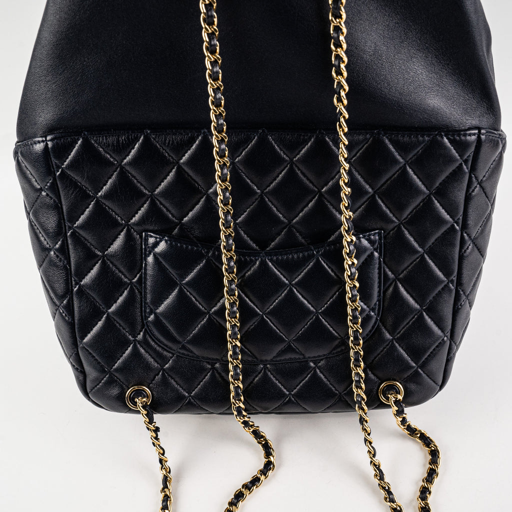 Chanel Seasonal Navy Lambskin Backpack