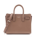 Saint Laurent Beige Grained Calfskin Nano Sac De Jour