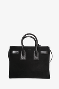 Saint Laurent Black Suede Sac de Jour Small Top Handle