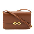 Saint Laurent Brown Smooth Calfskin Le Maillon Satchel