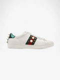 Gucci Ace Studded Sneakers White / Green / Red Leather EU 38 UK 5