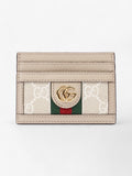 Gucci GG  Holder Taupe / Gold Canvas