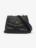 Chanel Cocomark Shoulder Bag Black Caviar Leather