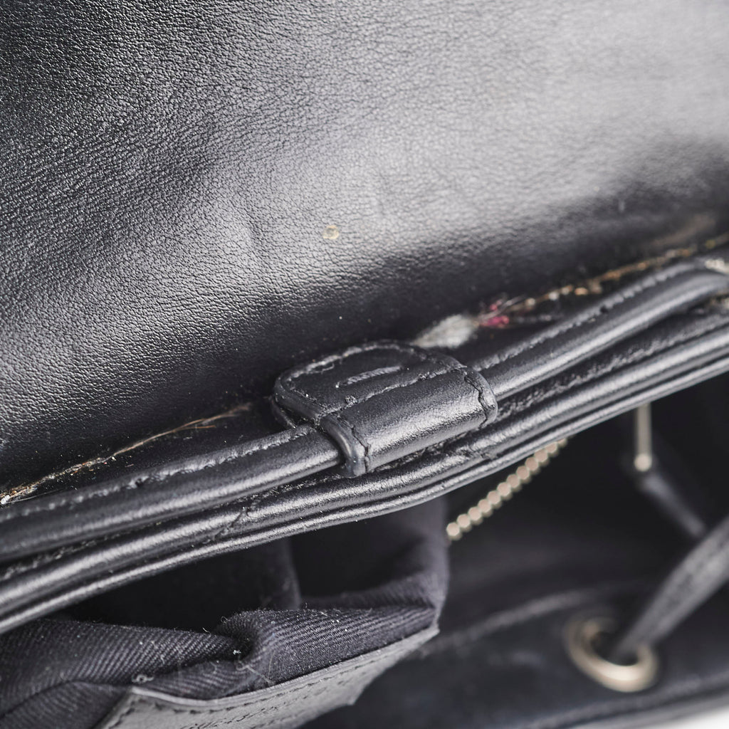 Saint Laurent Lou Small Black Backpack