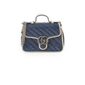 Gucci Marmont Top Handle Navy