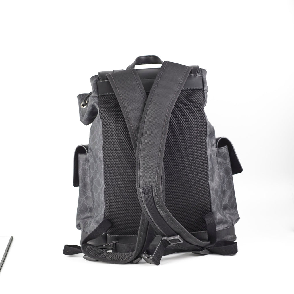 Gucci Monogram Black Men's Backpack