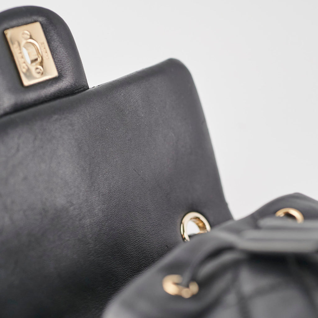 Chanel Urban Spirit Small Lambskin Black Backpack