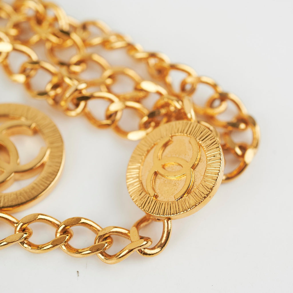 Chanel Vintage Gold Chain Belt