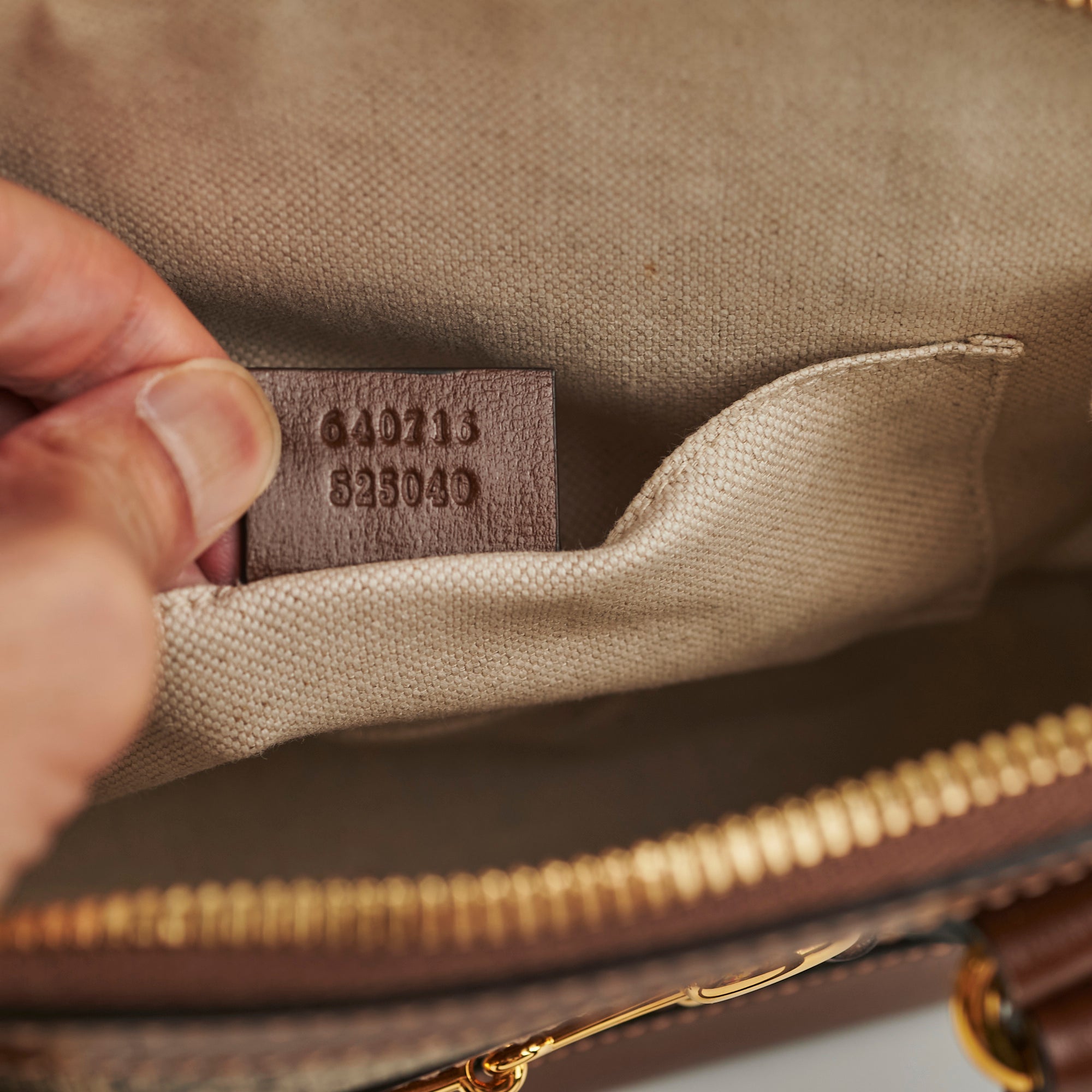 ITEM 10 - Gucci Mini Top Handle Horsebit 1955