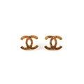 Chanel Mini CC Gold Earrings