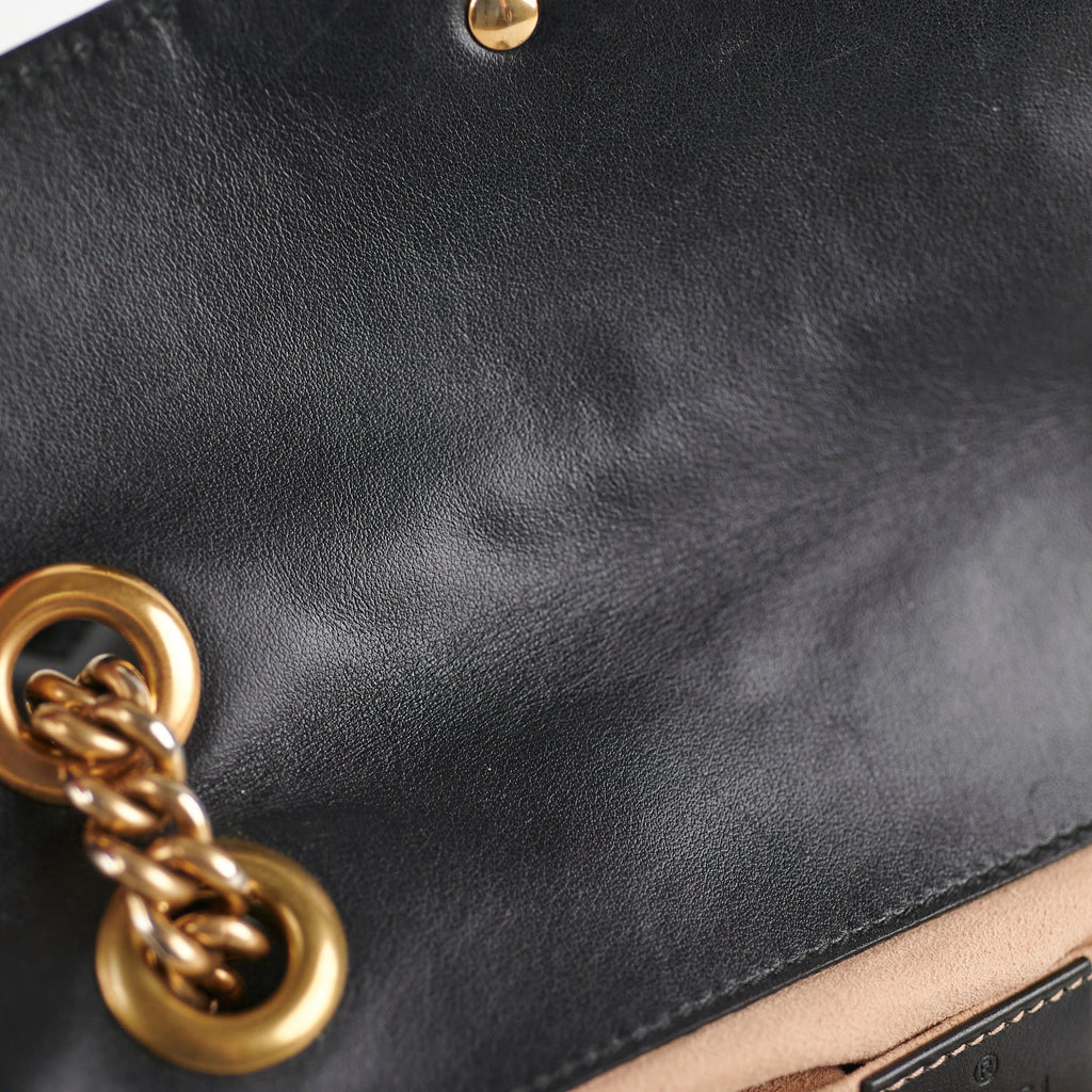 Gucci Mini Marmont Black Shoulder Bag