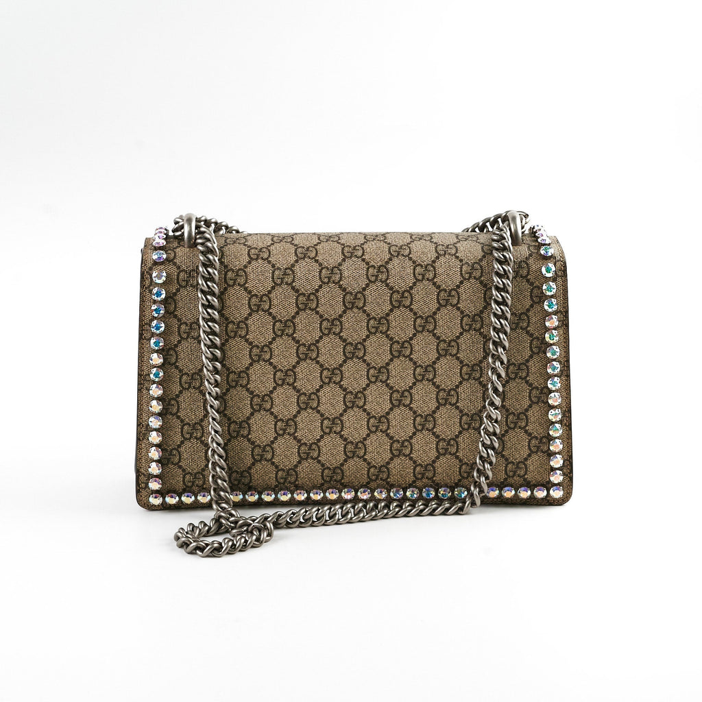 Gucci Crystal Embellished Dionysus Small Shoulder Bag