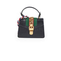 Gucci Sylvie Black Top Handle
