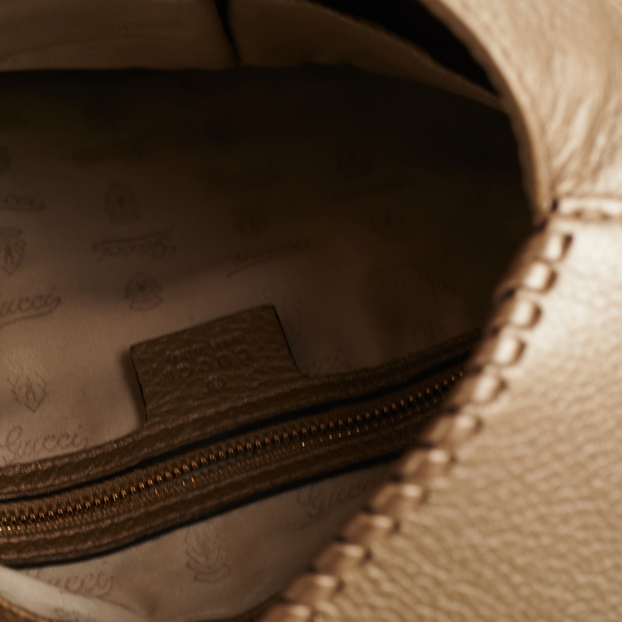 Gucci New Jackie Hobo Light Gold