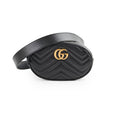 Gucci Matelass� Mini GG Marmont Black Belt Bag