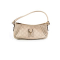Gucci Ivory Guccissima D Ring Shoulder Bag