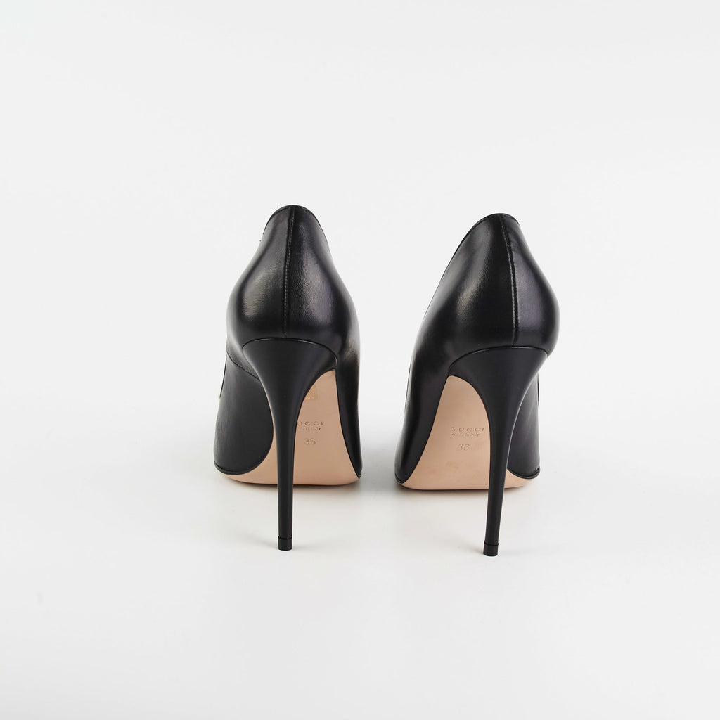 Gucci Black Pearl Heels