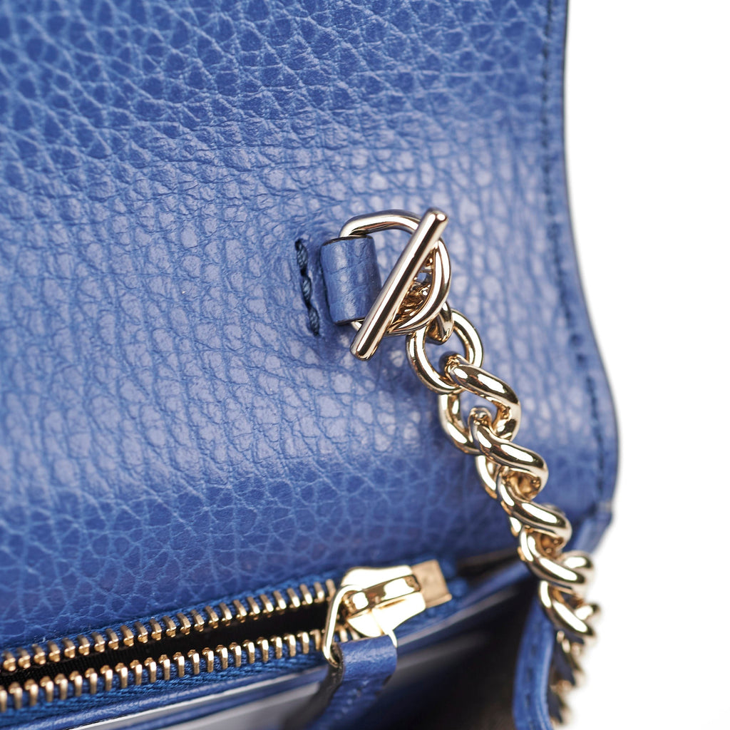 Gucci Blue Wallet On Chain WOC
