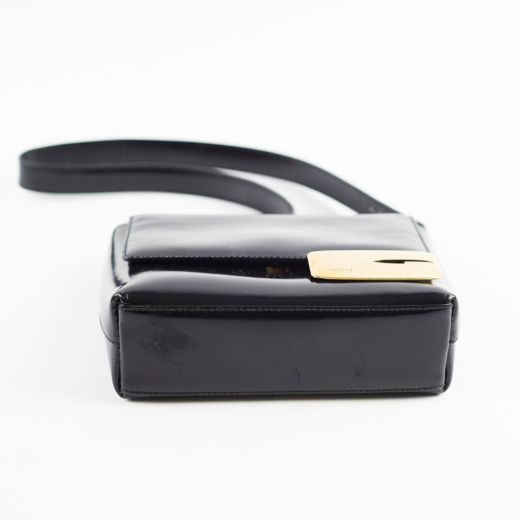 Gucci Vintage Shoulder Bag Black