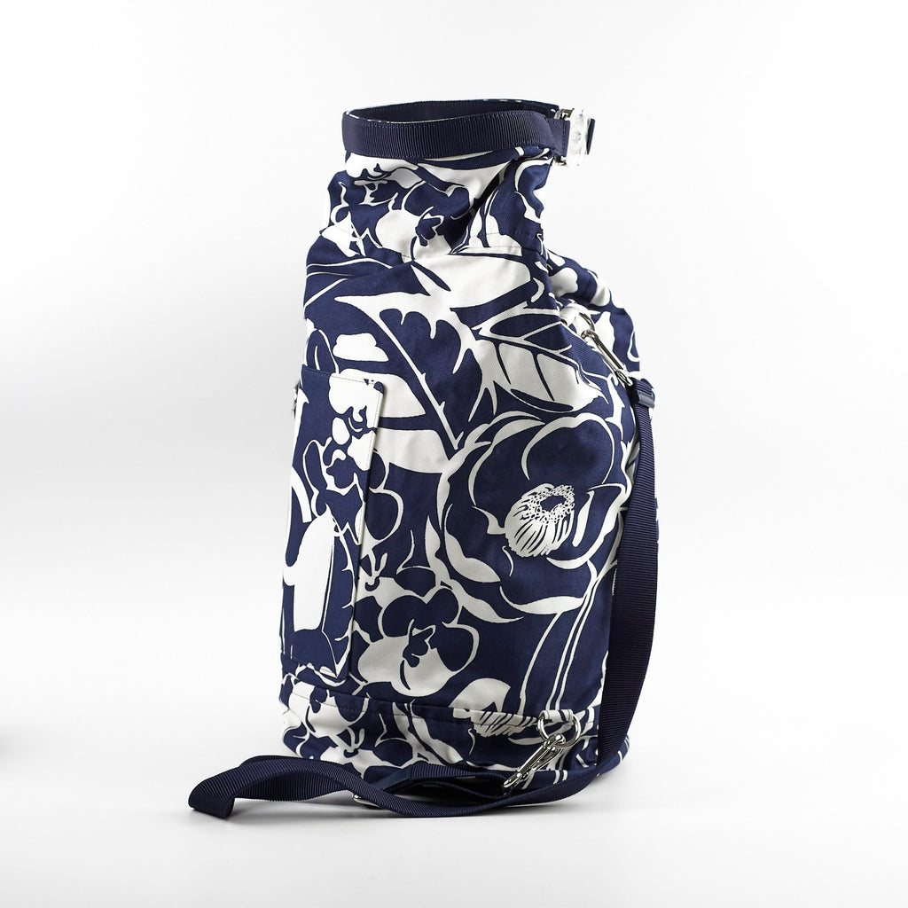 Chanel Coco Beach Backpack Blue/White 31 Series