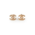 Chanel CC Crystal Earrings