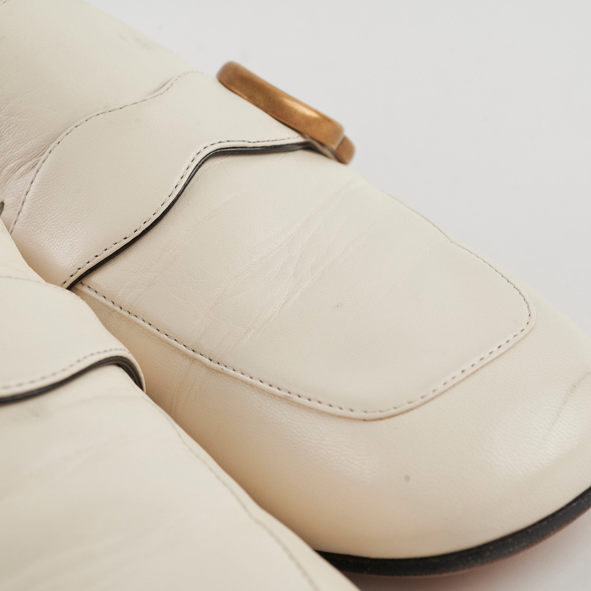 Gucci Loafers Cream Size 39.5