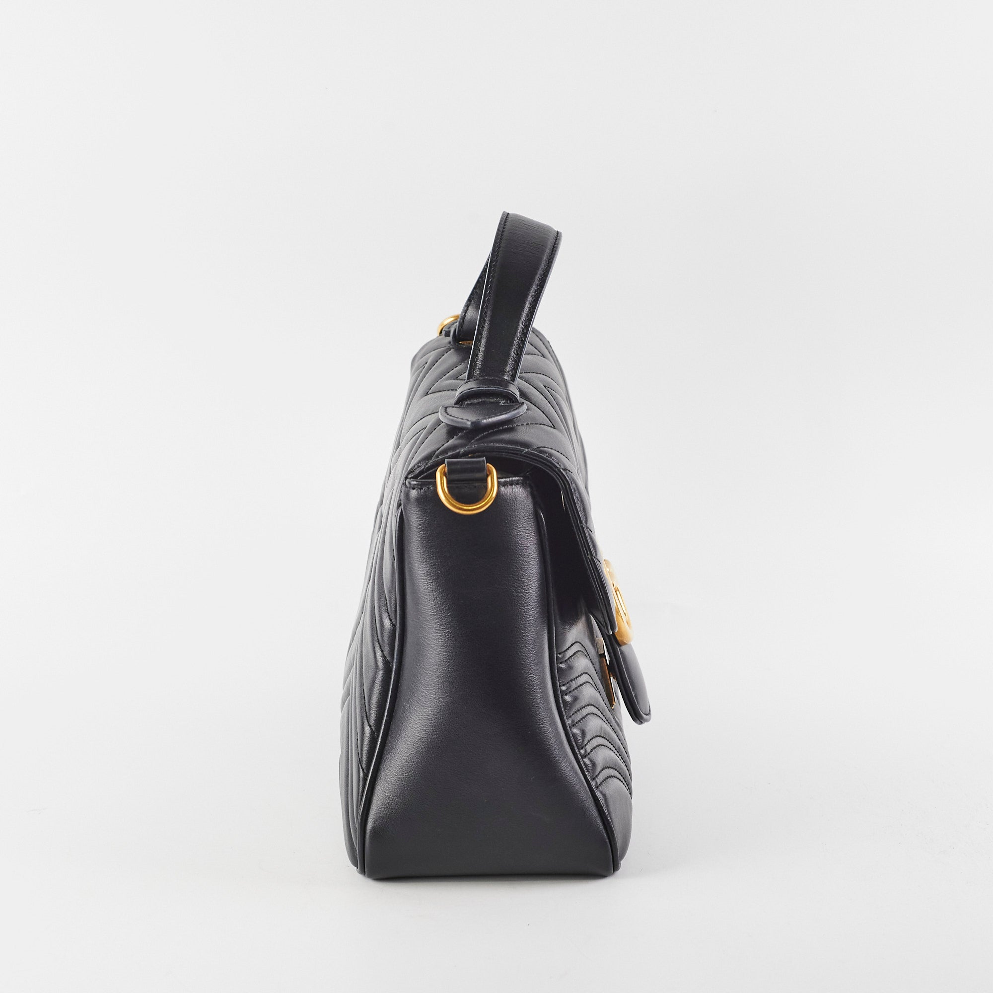 Gucci GG Marmont Top Handle Black