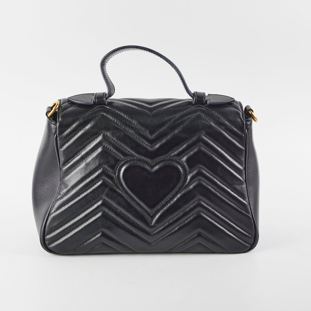 Gucci GG Marmont Top Handle Black