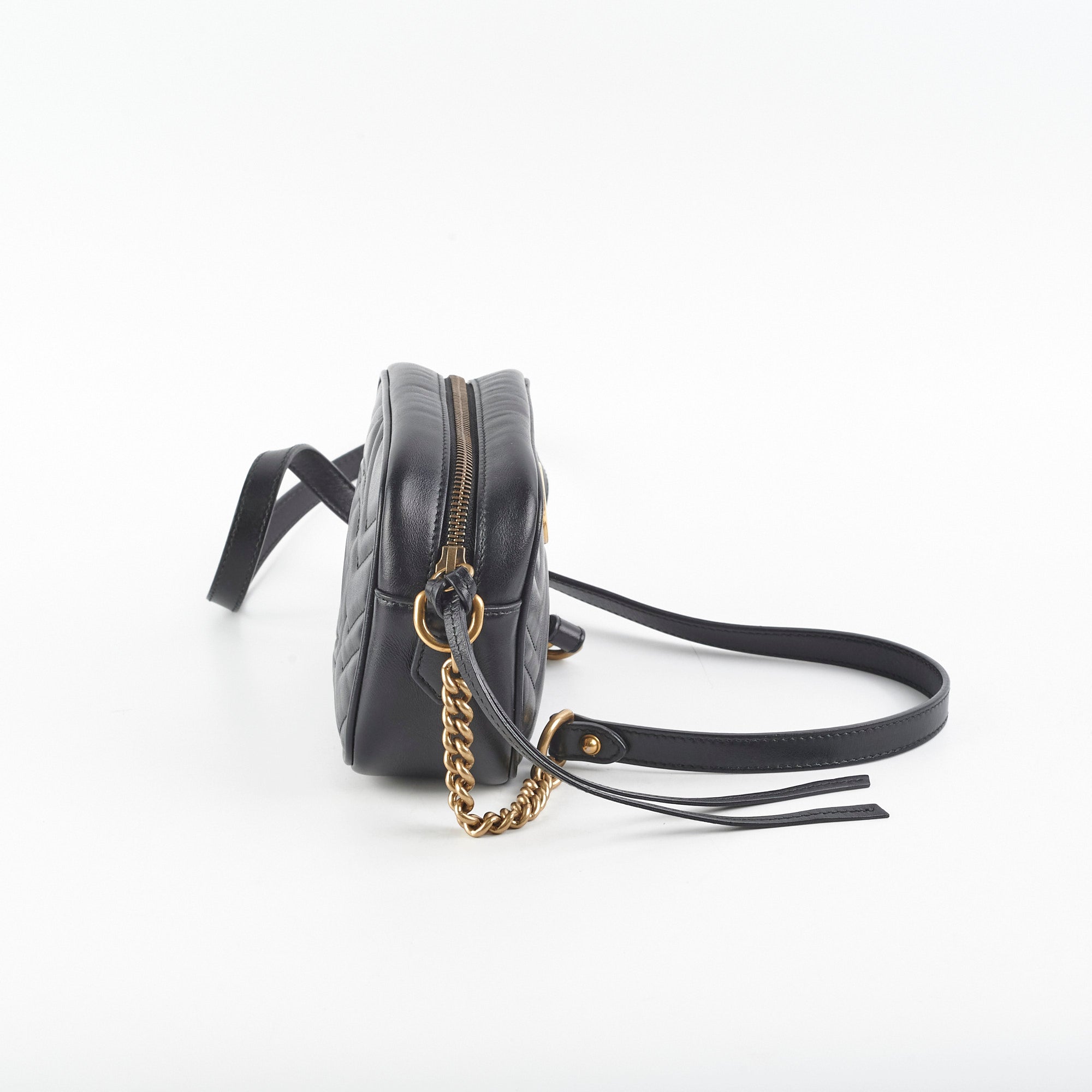 Gucci Marmont Mini Camera Bag Black