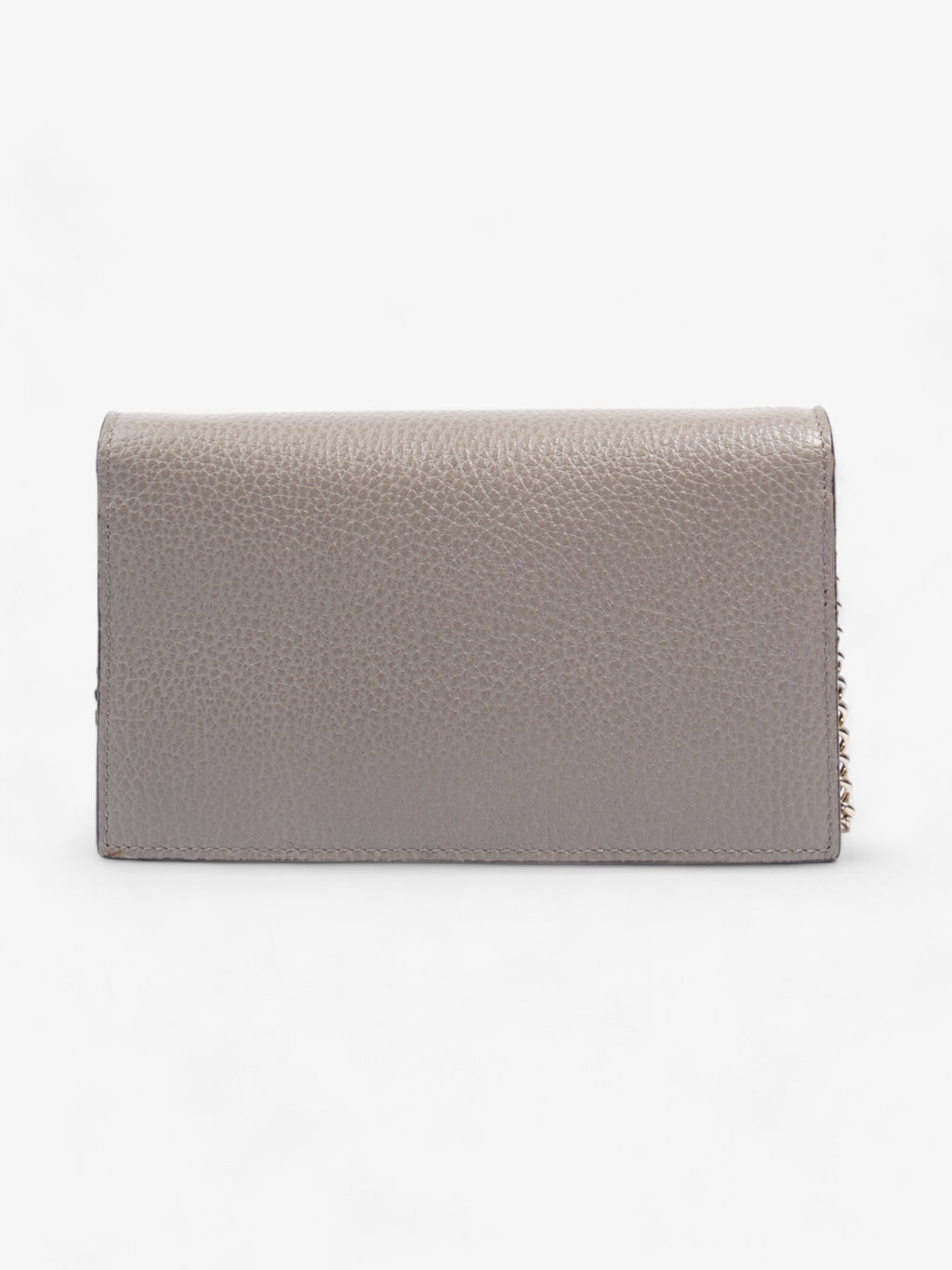 Gucci Betty Chain Wallet Grey Leather
