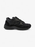 Chanel CC Logo Sneakers Black Suede EU 39 UK 6