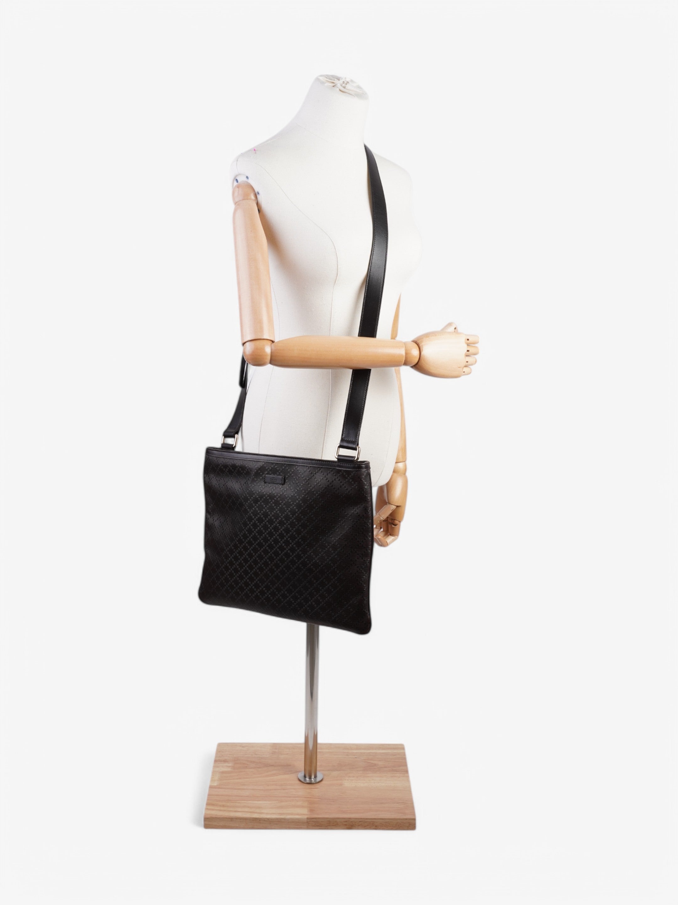 Gucci GG Imprime Messenger Dark Brown Coated Canvas