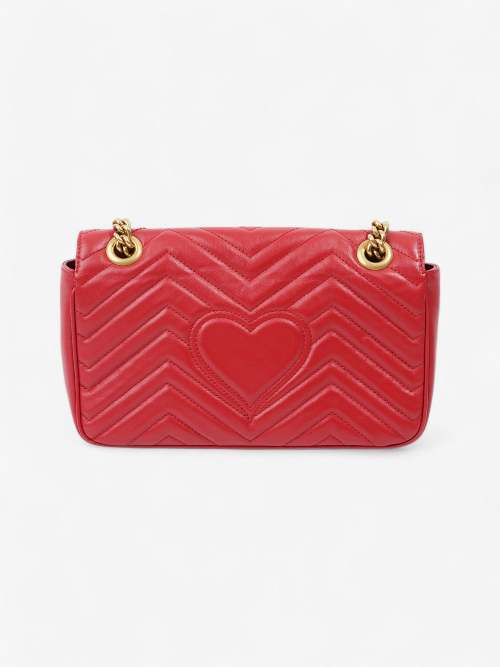 Gucci GG Marmont Red Matelasse Leather Small