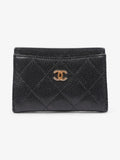 Chanel Classic  Holder Black Caviar Leather