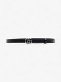 Gucci Gucci Marmont belt Black / Silver Leather 95cm/28"