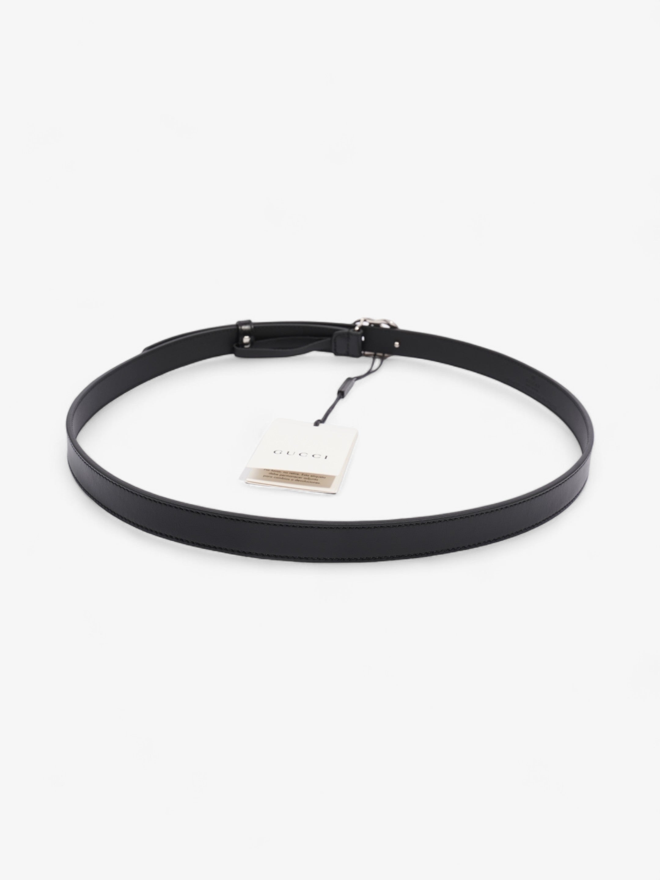 Gucci Gucci Marmont belt Black / Silver Leather 95cm/28"