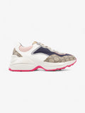 Gucci Rhyton GG Supreme / Navy Blue / Pink Cotton EU 39.5 UK 6.5