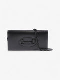 Gucci Horsebit 1955 Wallet on Chain Black Leather