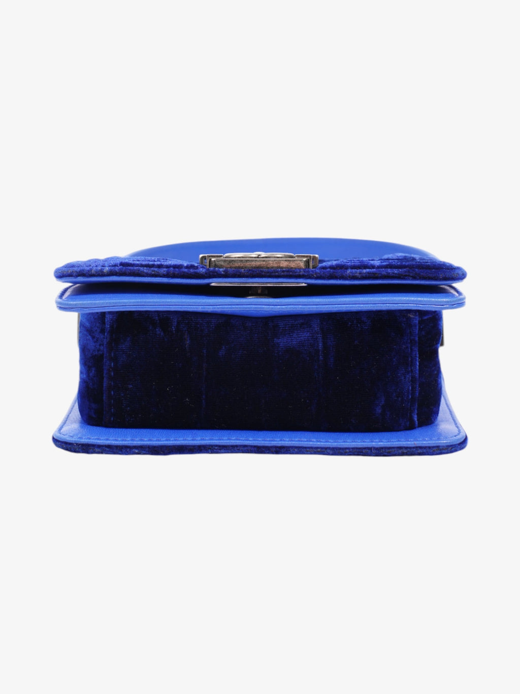 Chanel Boy Bag Royal Blue Velvet Mini