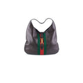 Gucci Jackie Soft Large Shoulder Hobo Bag Dark Brown